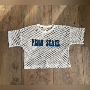 Penn state white mesh T-shirt size medium